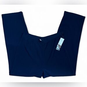 DUE per DUE Elegant Women's Navy Trousers